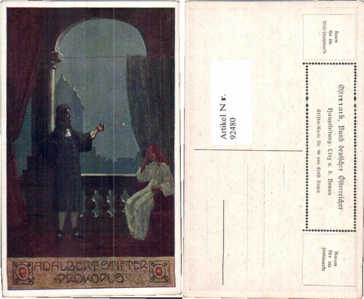 92480, E. Kutzer Ostmark Bund Deutscher Österreicher Nr 98