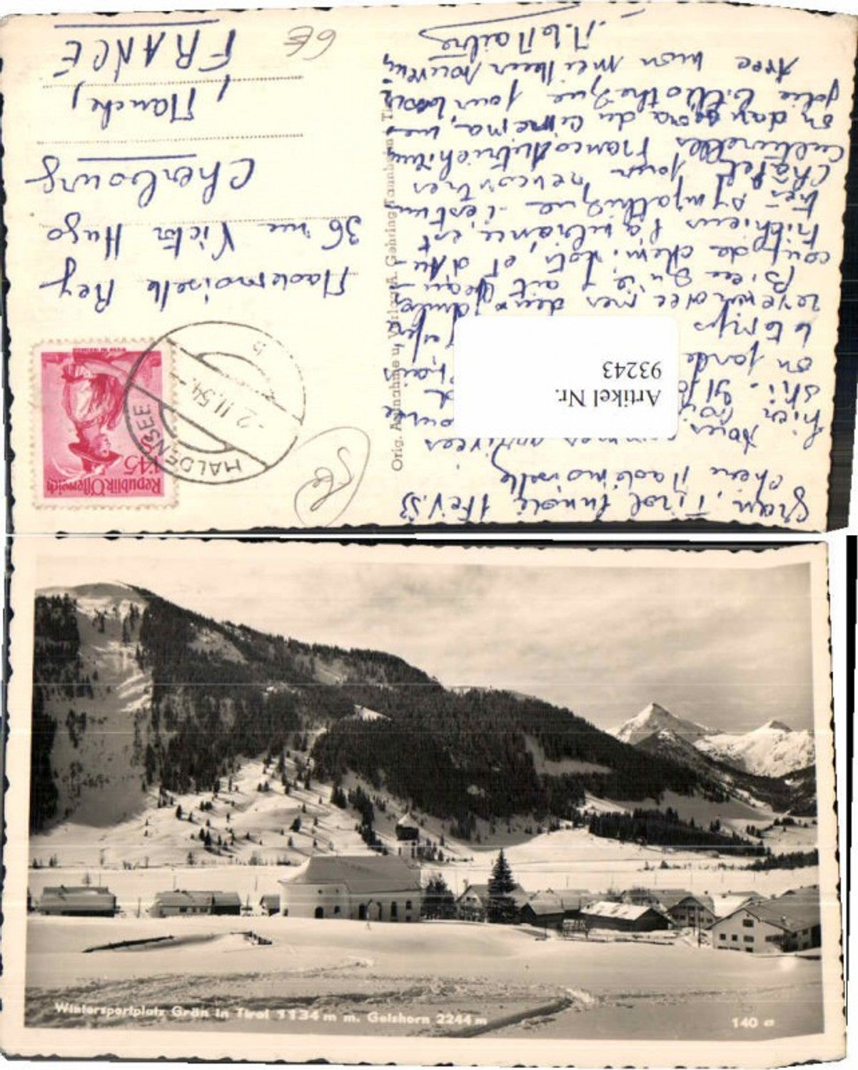 Alte Ansichtskarte – Old Postcard