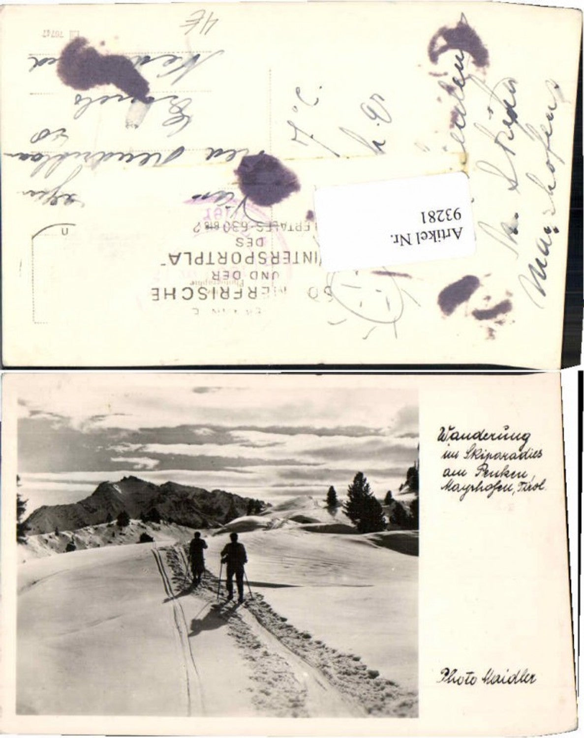 Alte Ansichtskarte – Old Postcard