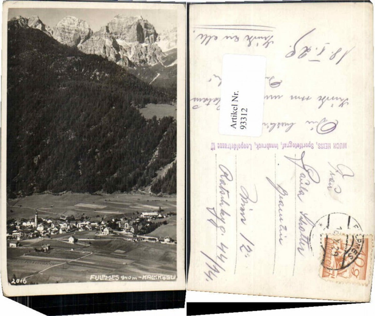 Alte Ansichtskarte – Old Postcard