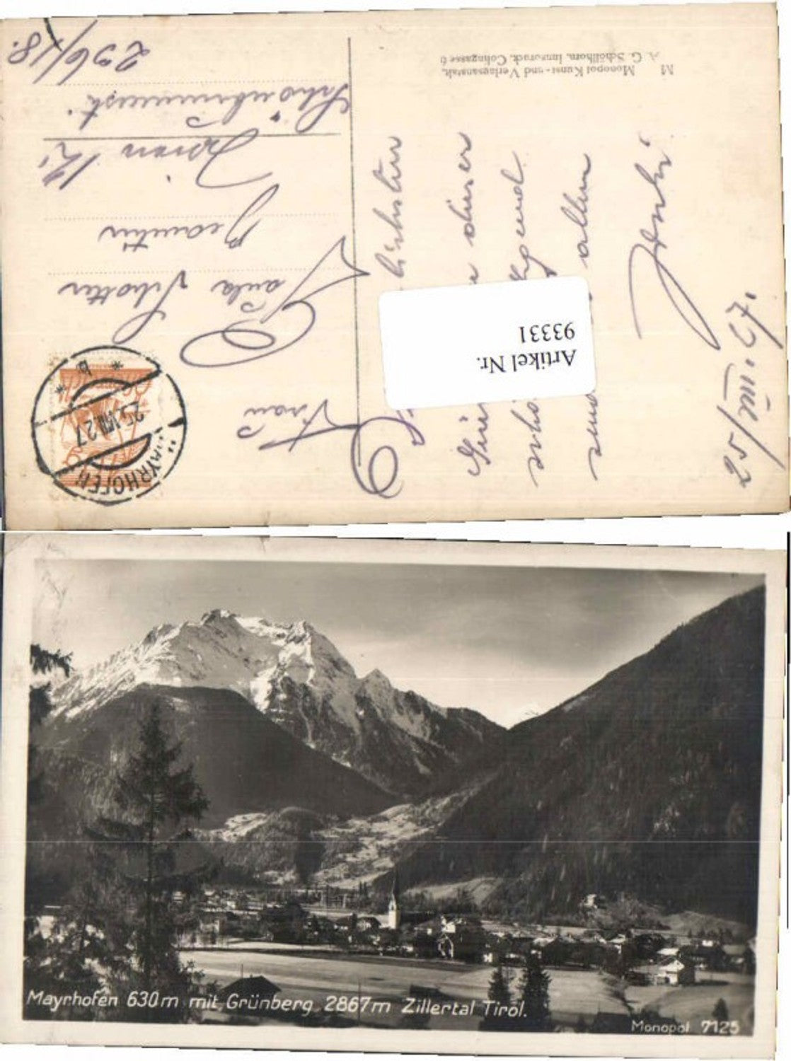 Alte Ansichtskarte – Old Postcard