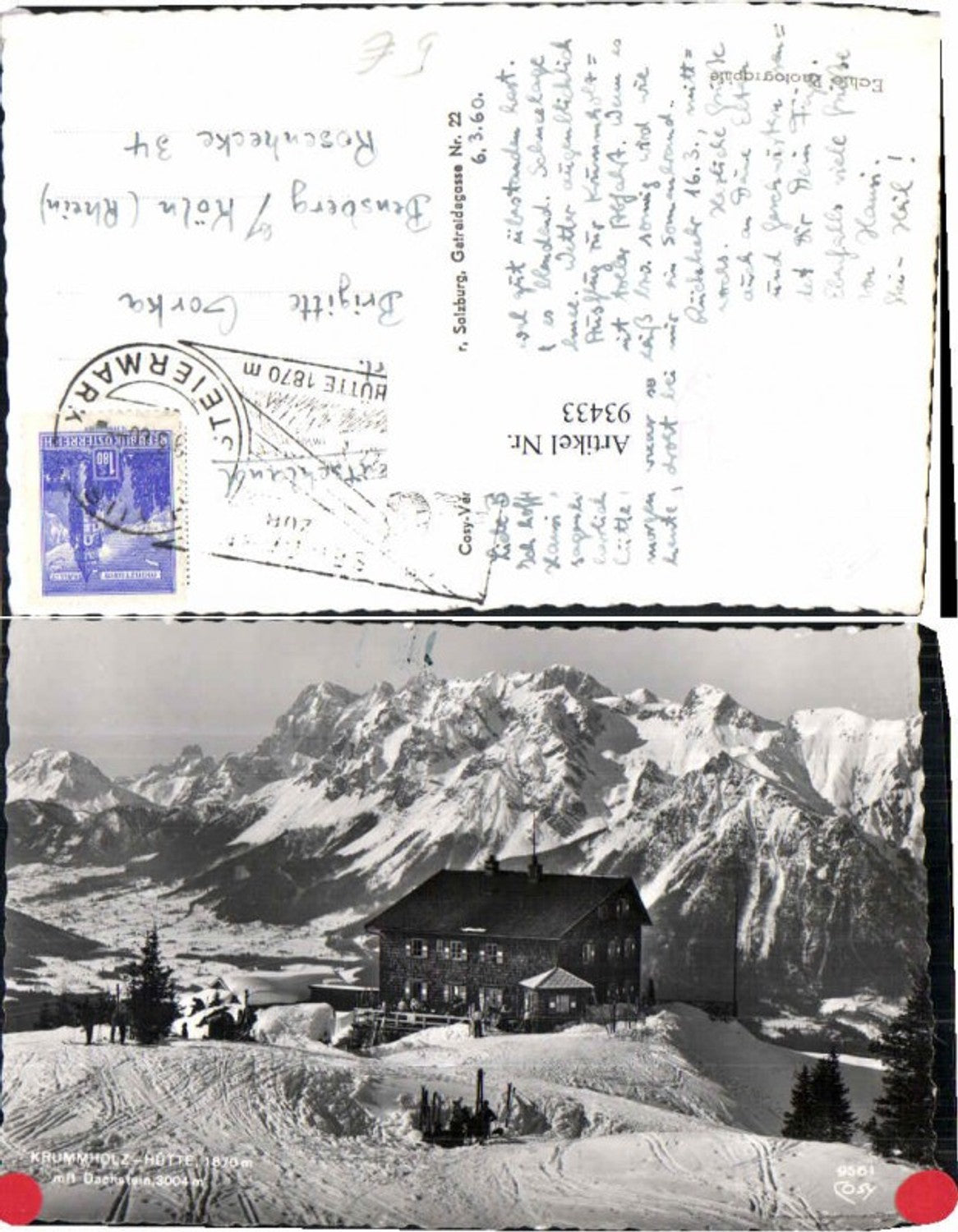 Alte Ansichtskarte – Old Postcard