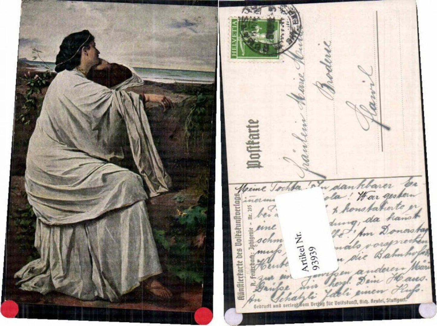 93939,Volkskunstverlag A. Feuerbach iphgenie
