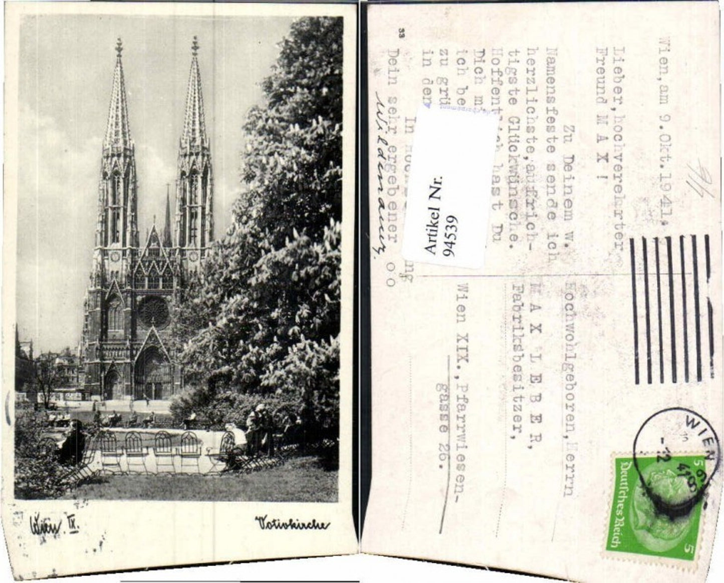 Alte Ansichtskarte – Old Postcard