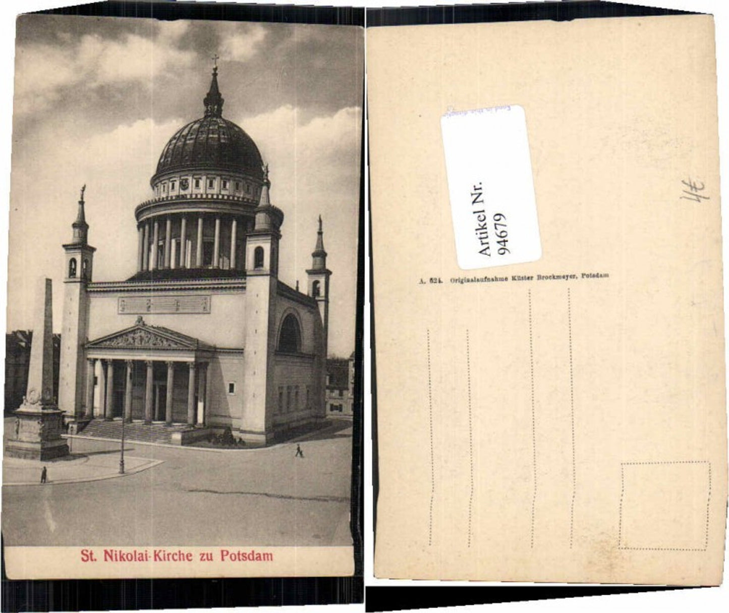 94679, St. Nikolai Church Potsdam 1915
