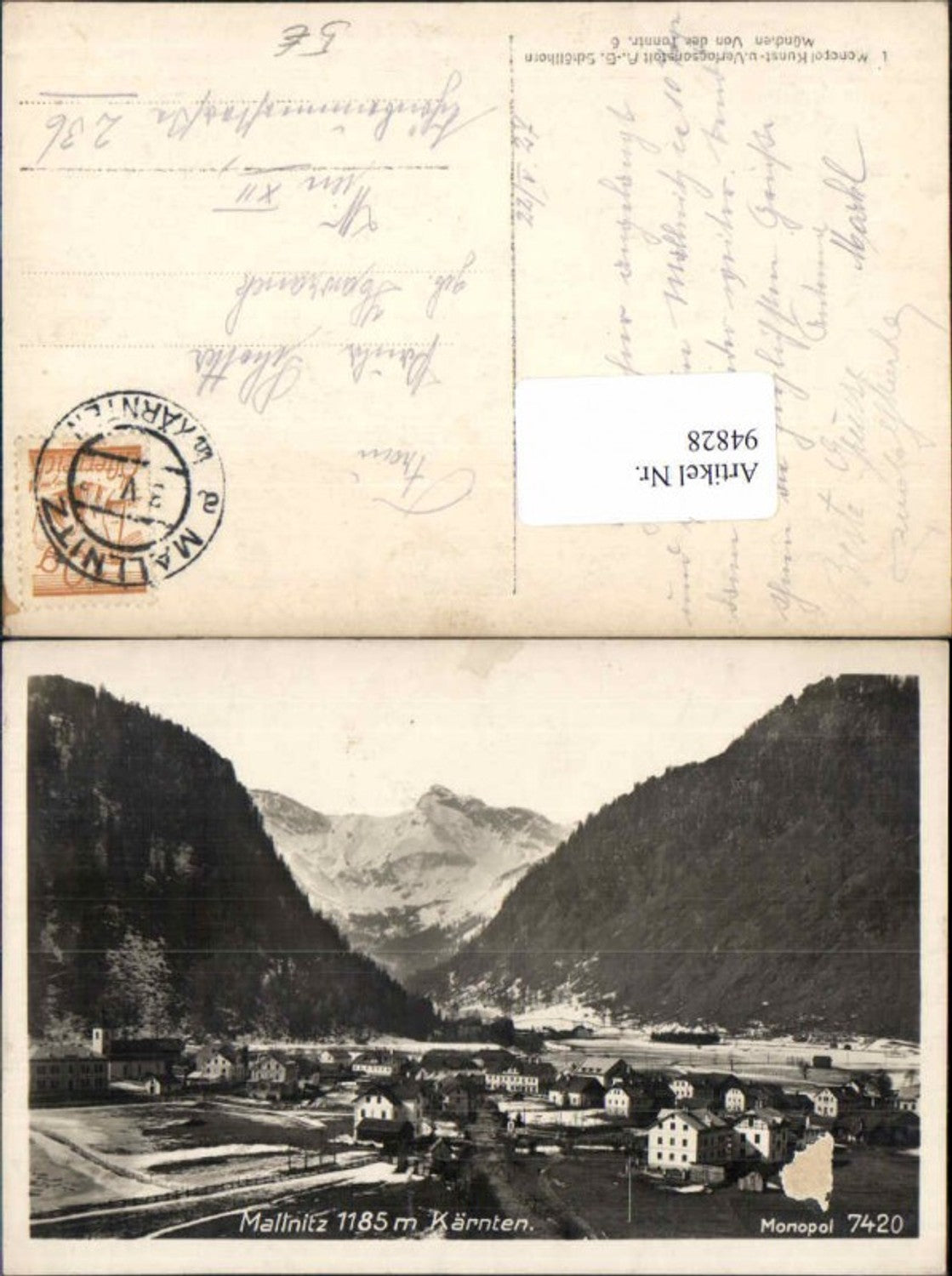 94828, Mallnitz in Carinthia 1928