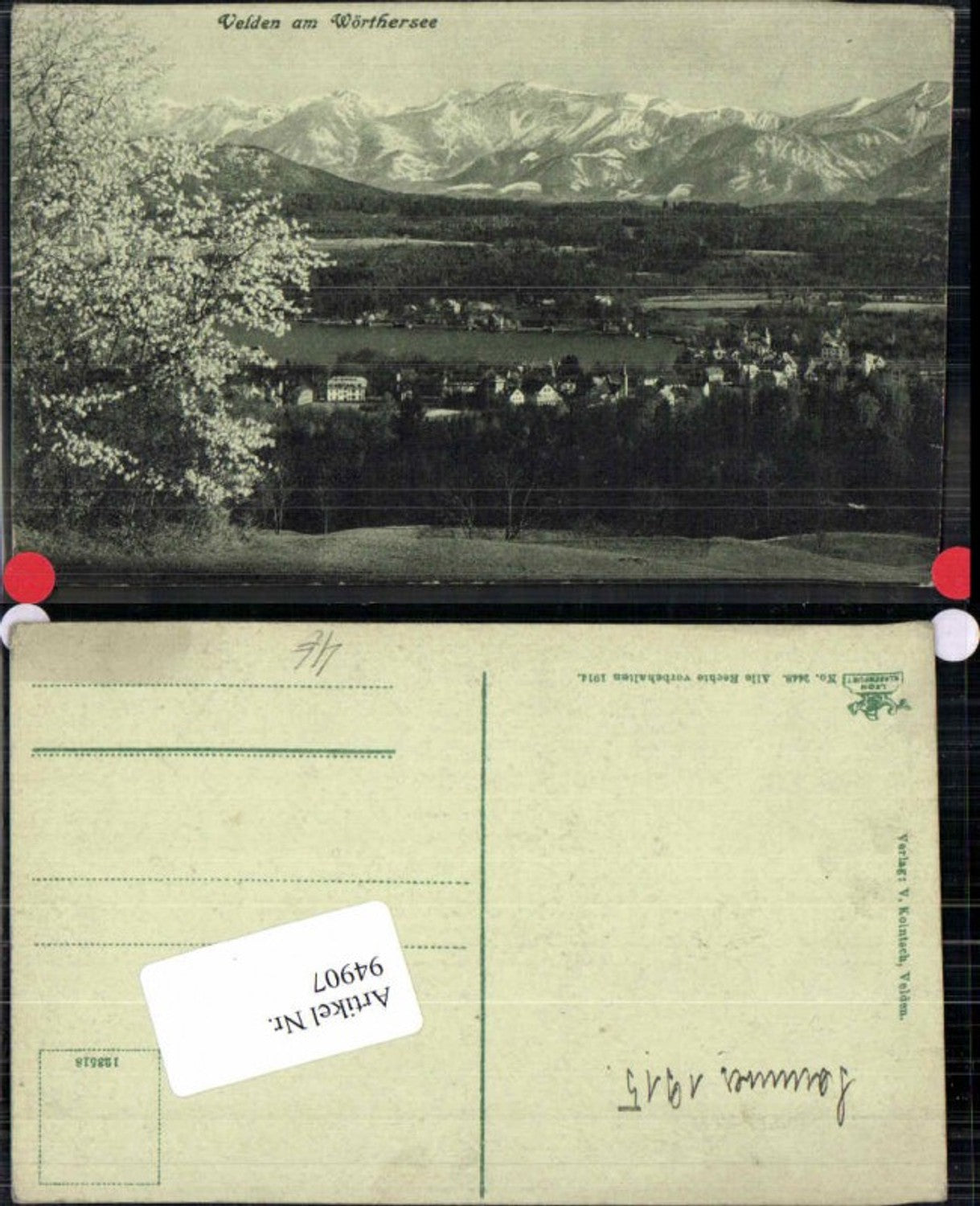 94907,Velden am Wörthersee Ortsrand 1914