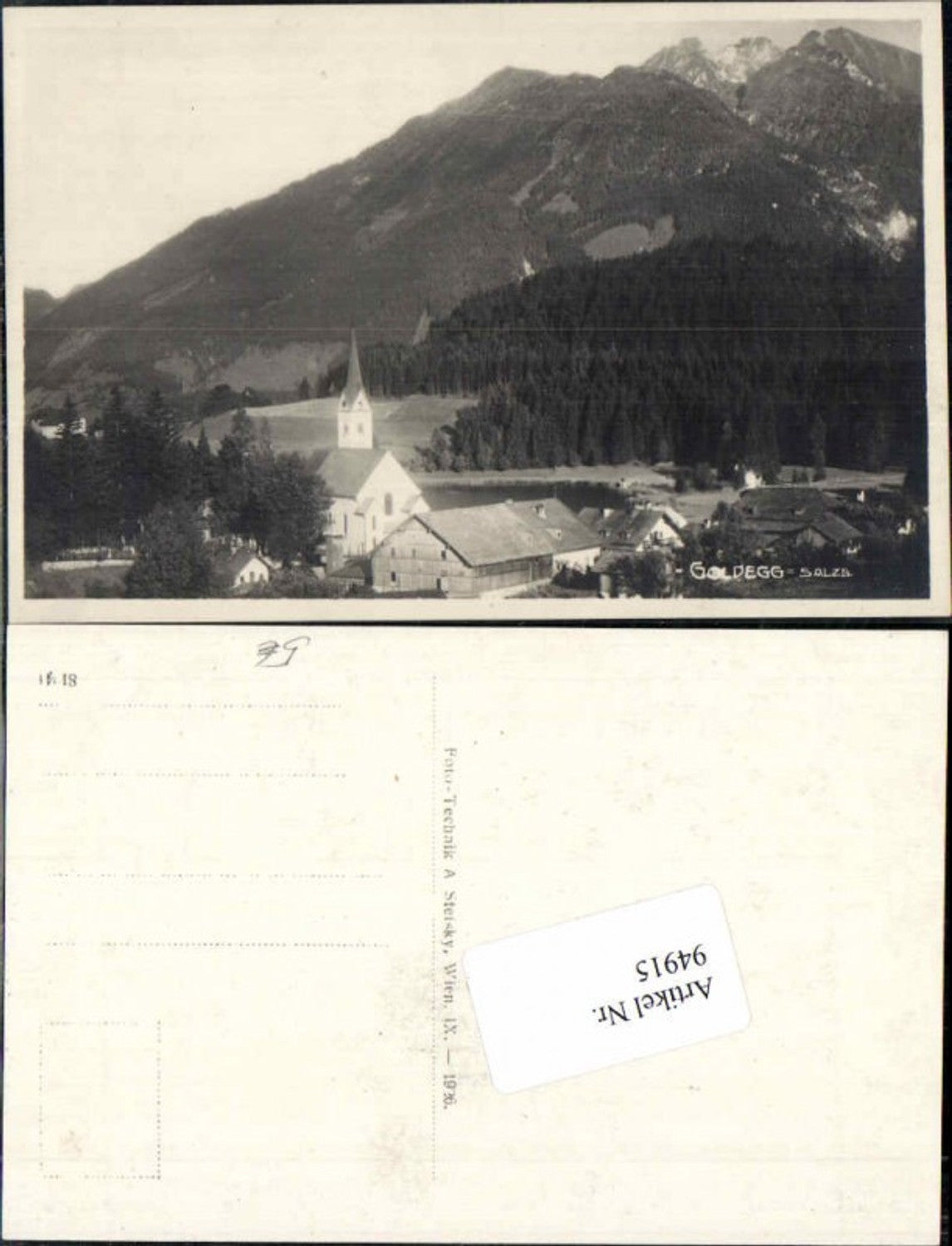 Alte Ansichtskarte – Old Postcard