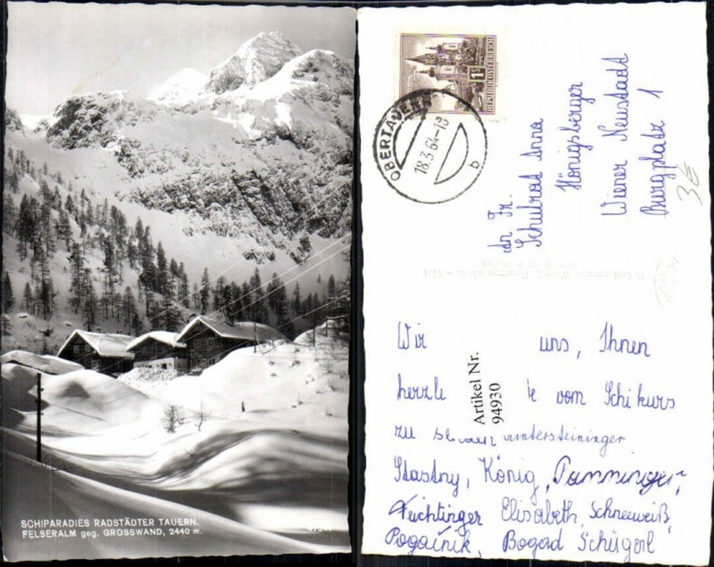 Alte Ansichtskarte – Old Postcard