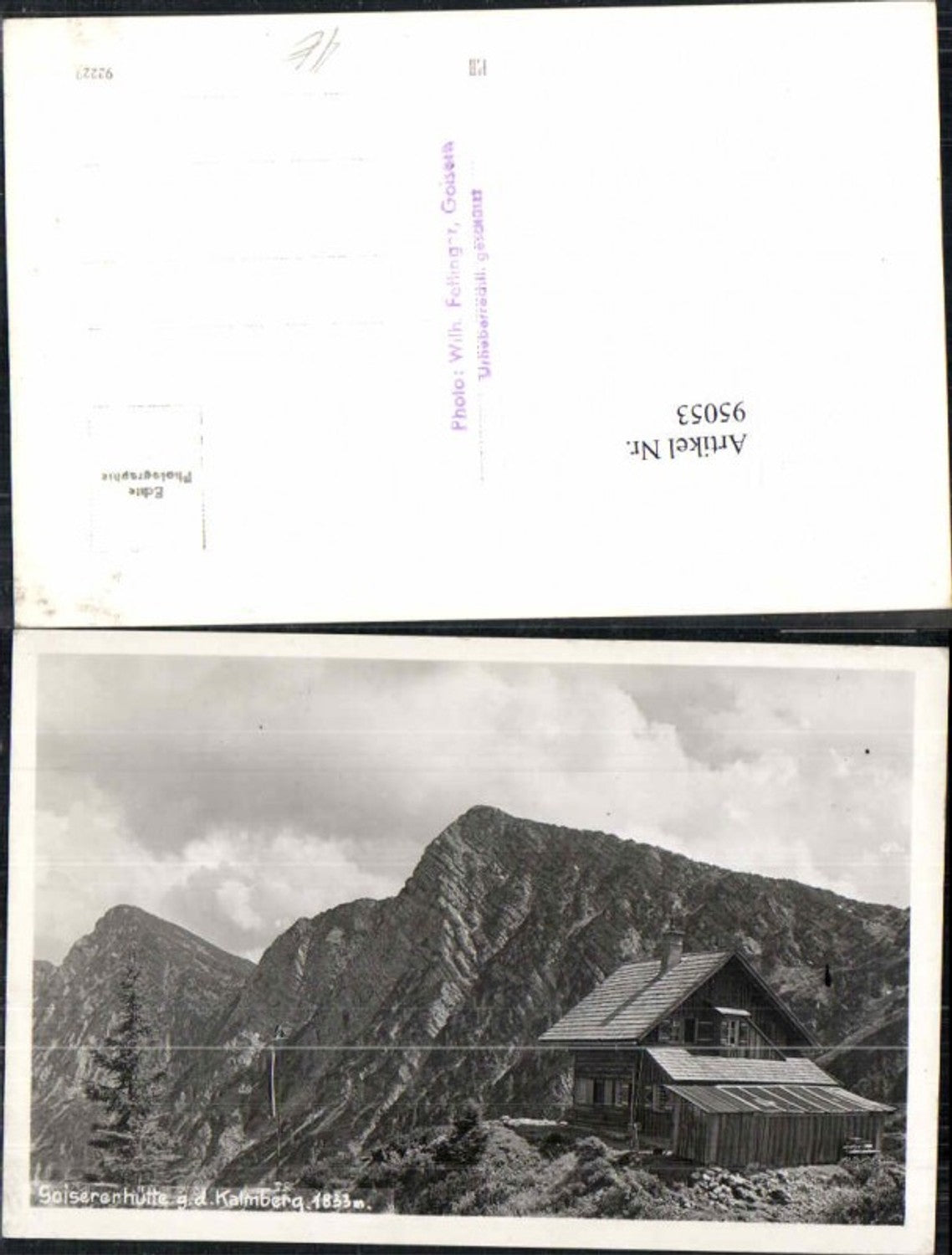 95053,Goisererhütte Kalmberg Goisern Salzkammergut