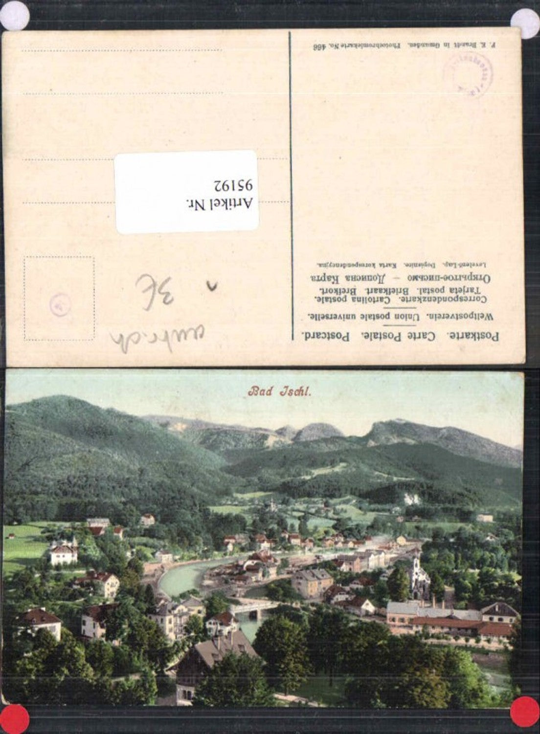 95192,Bad Ischl Tolle Teilansicht Brandt 466