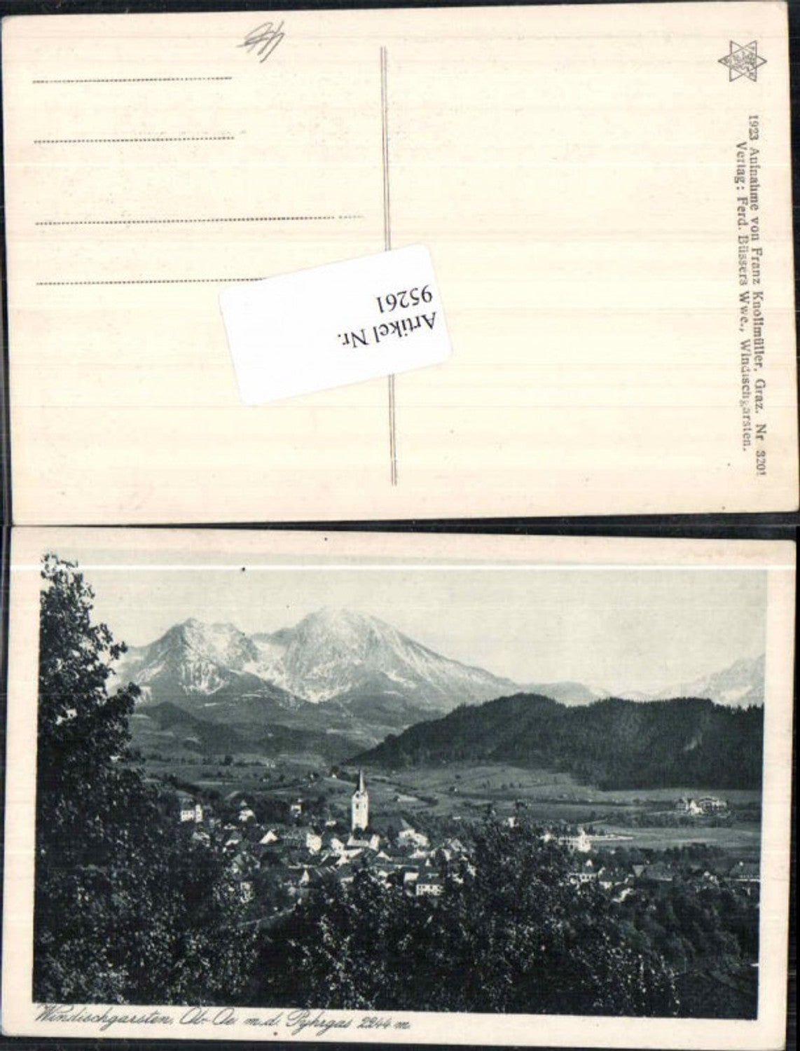 95261,Windischgarsten m. Pyhrgas 1923