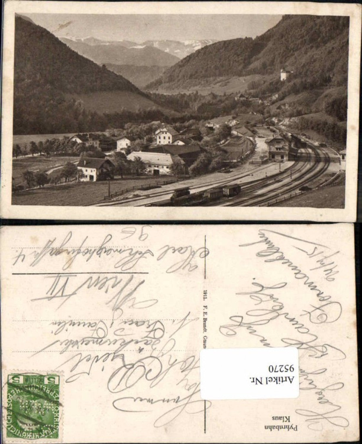 95270,Pyhrnbahn bei Klaus Bahnhof pub Brandt 0184