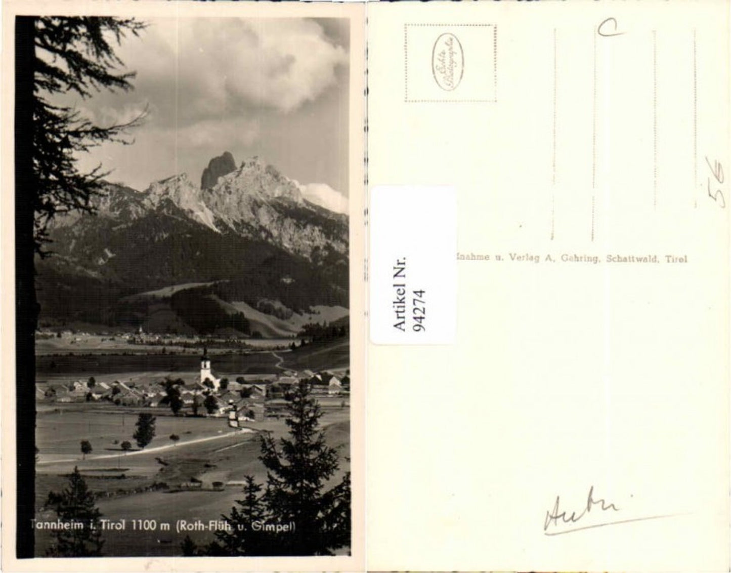 Alte Ansichtskarte – Old Postcard