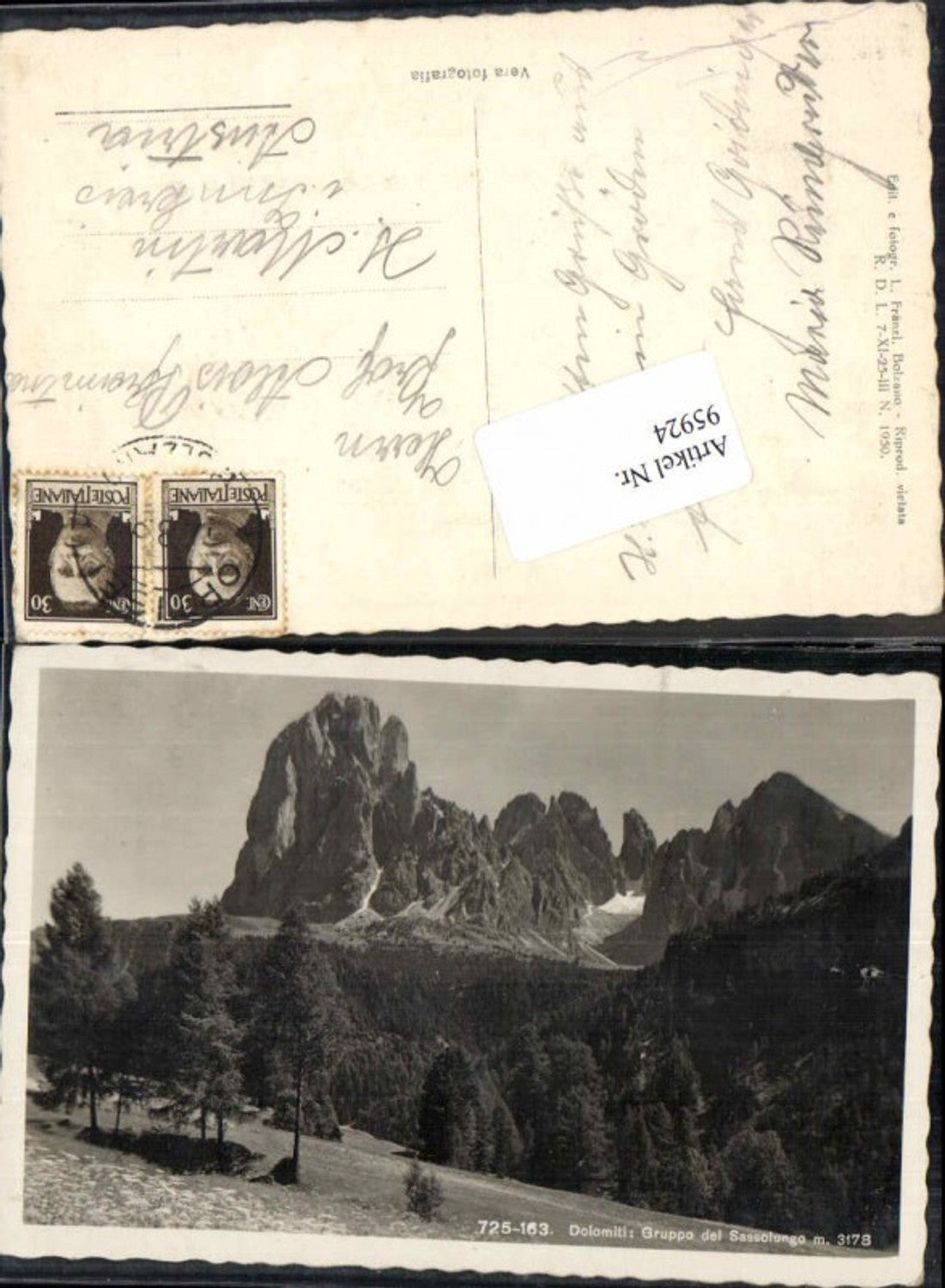 Alte Ansichtskarte – Old Postcard
