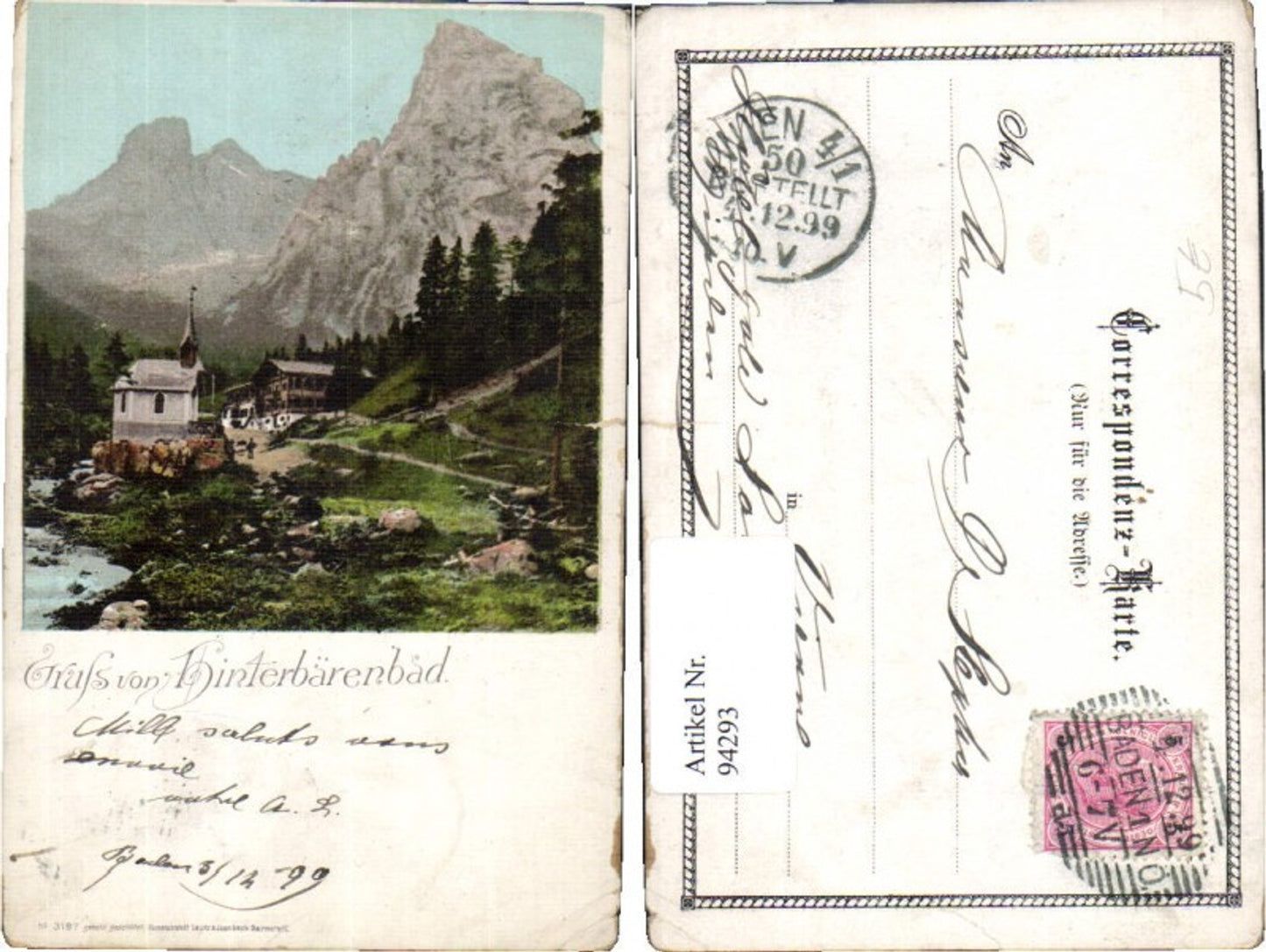 Alte Ansichtskarte – Old Postcard