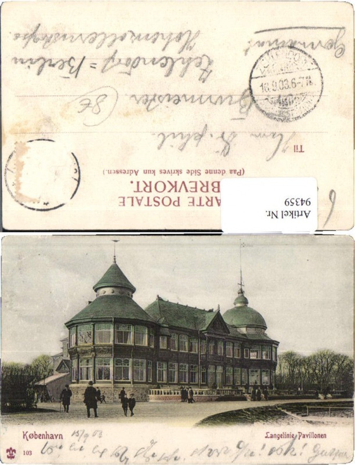 94359,Kovenhavn Kopenhagen Langelinie Pavillonen