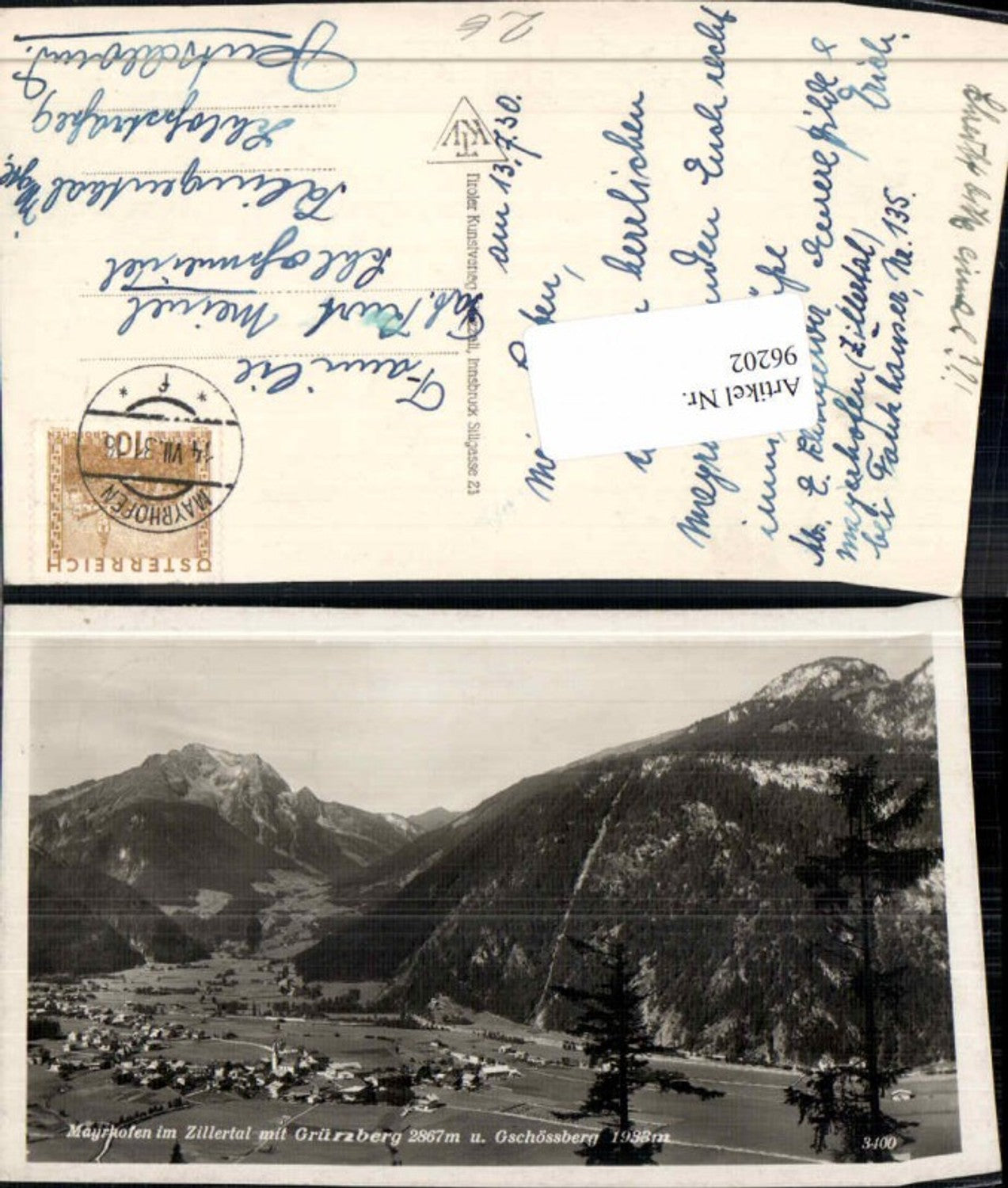 Alte Ansichtskarte – Old Postcard