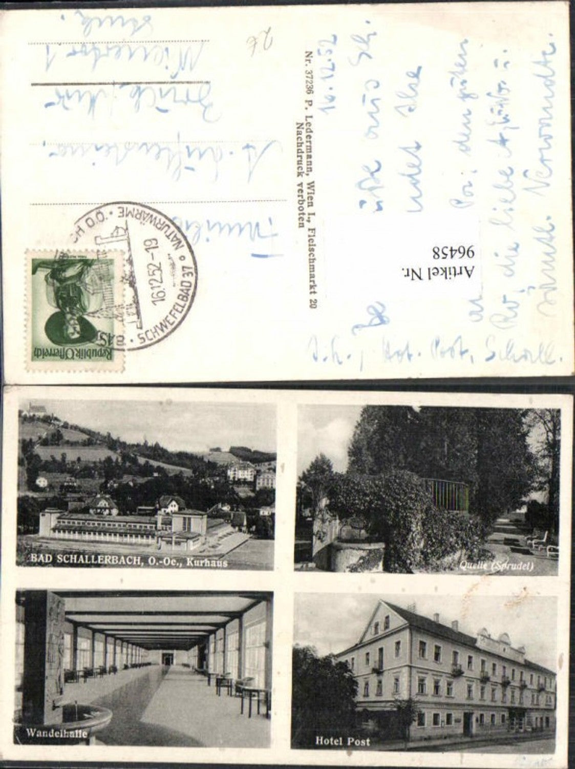 96458, Schallerbach Hotel Post Mehrbild