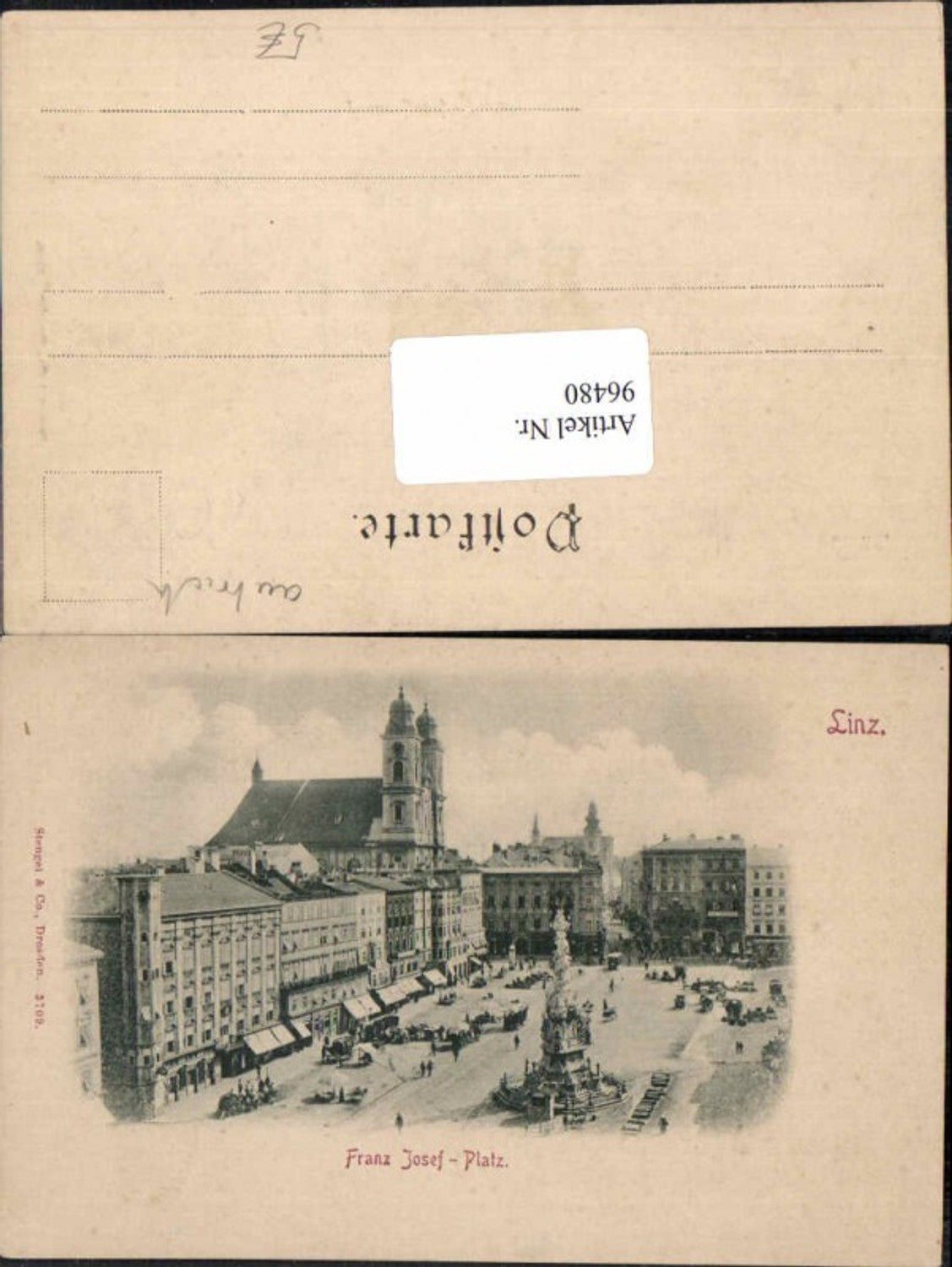96480,Linz Franz Josef Platz 1900 pub Stengel