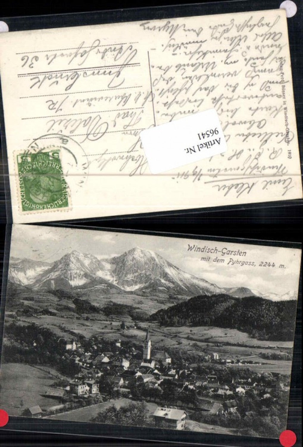96541,Windischgarsten m. Pyhrgas 1910