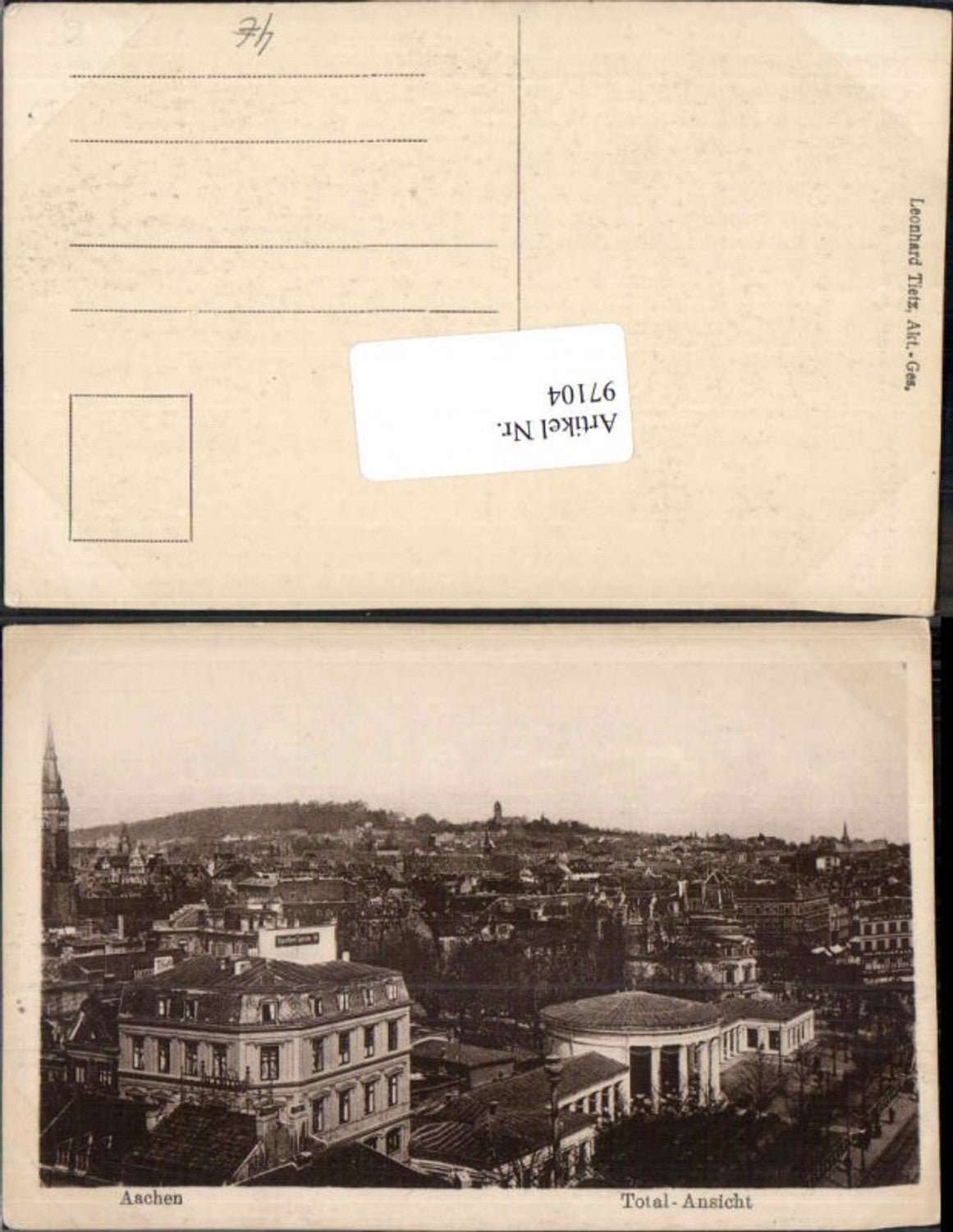 97104,Aachen Totale Häuseransicht