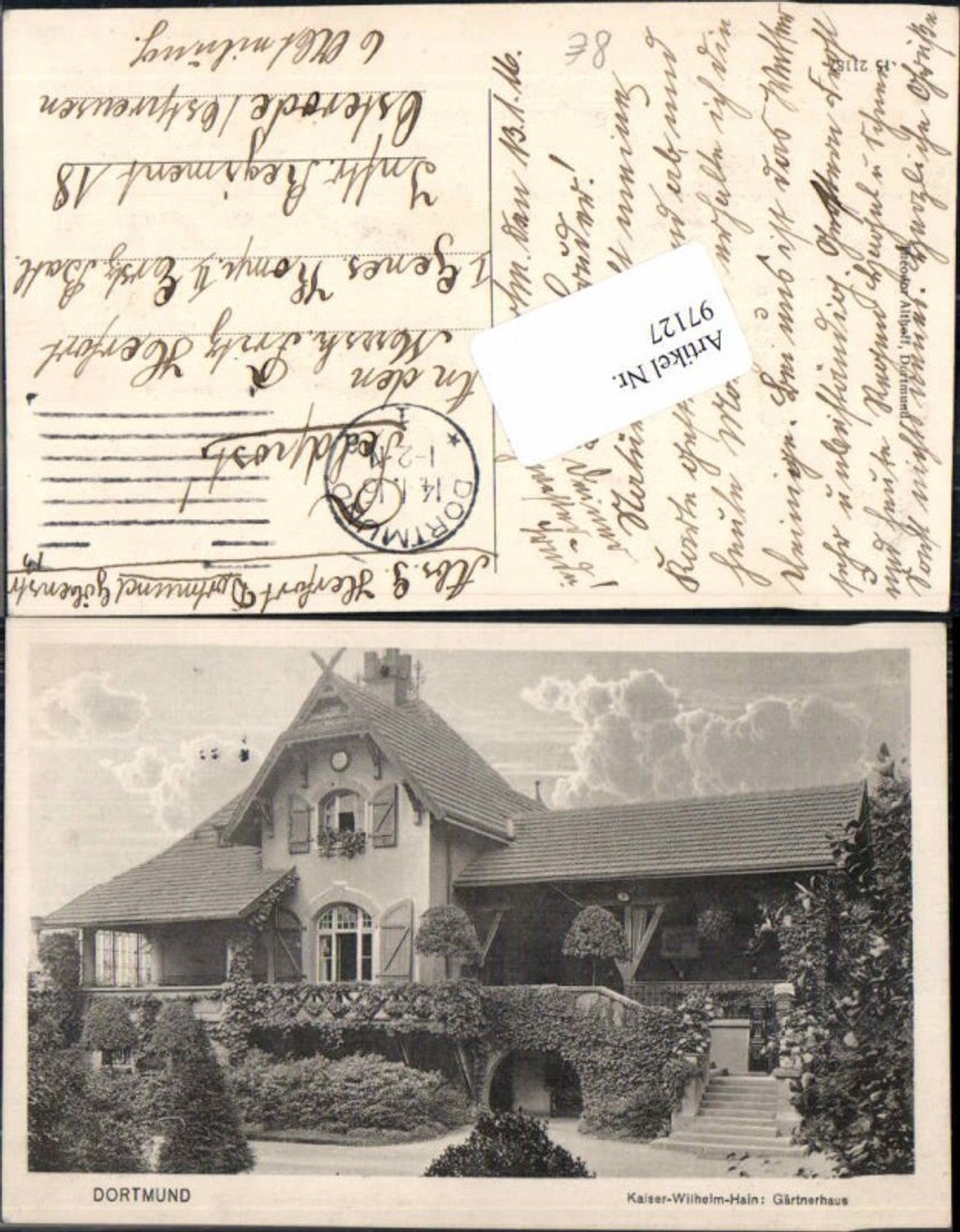 97127,Dortmund Kaiser Wilhelm Hain Gärtnerhaus