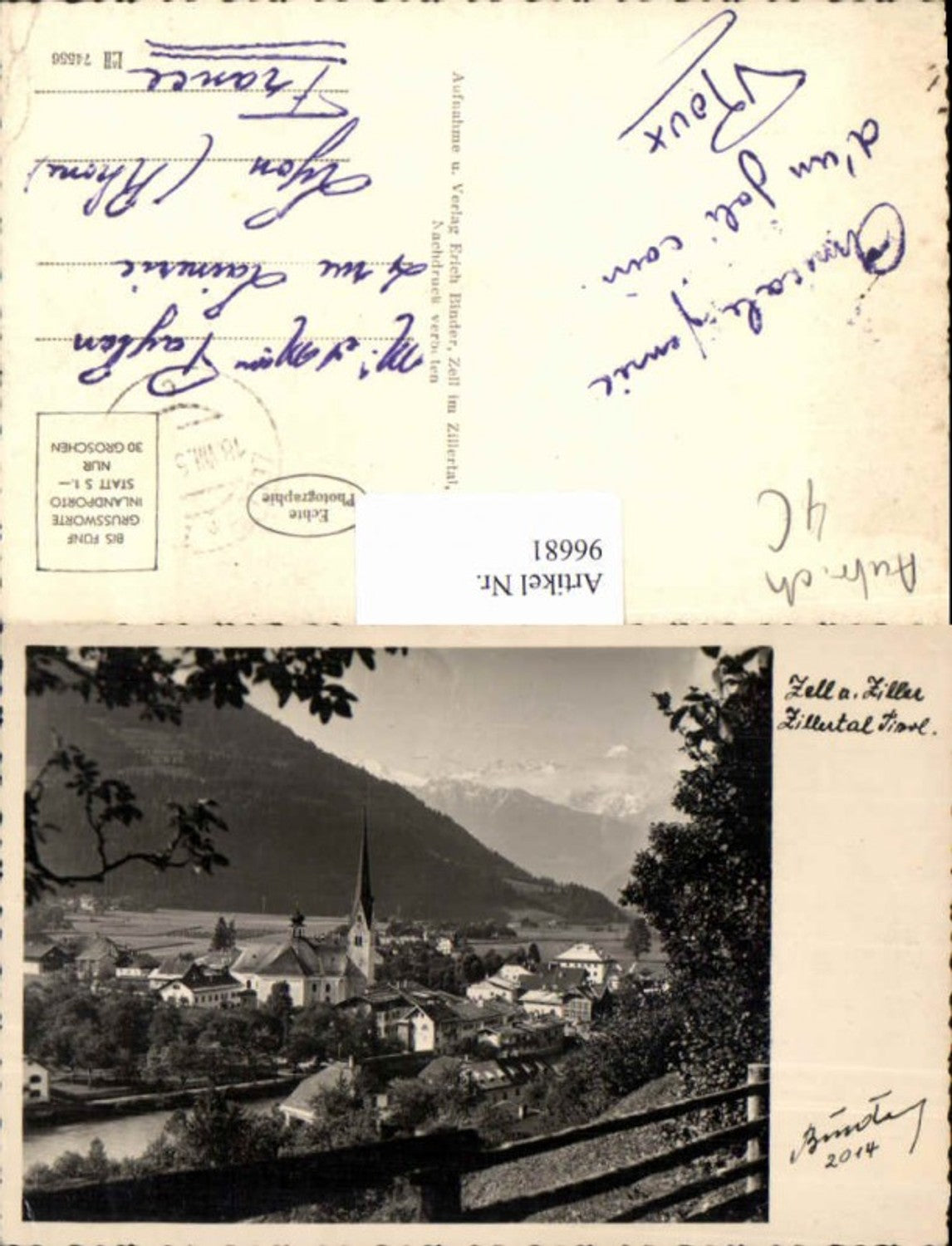 Alte Ansichtskarte – Old Postcard