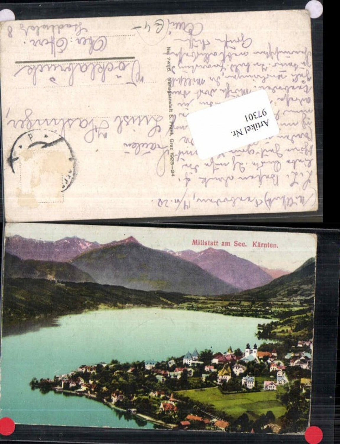 97301, Millstatt am See 1920 COLOR