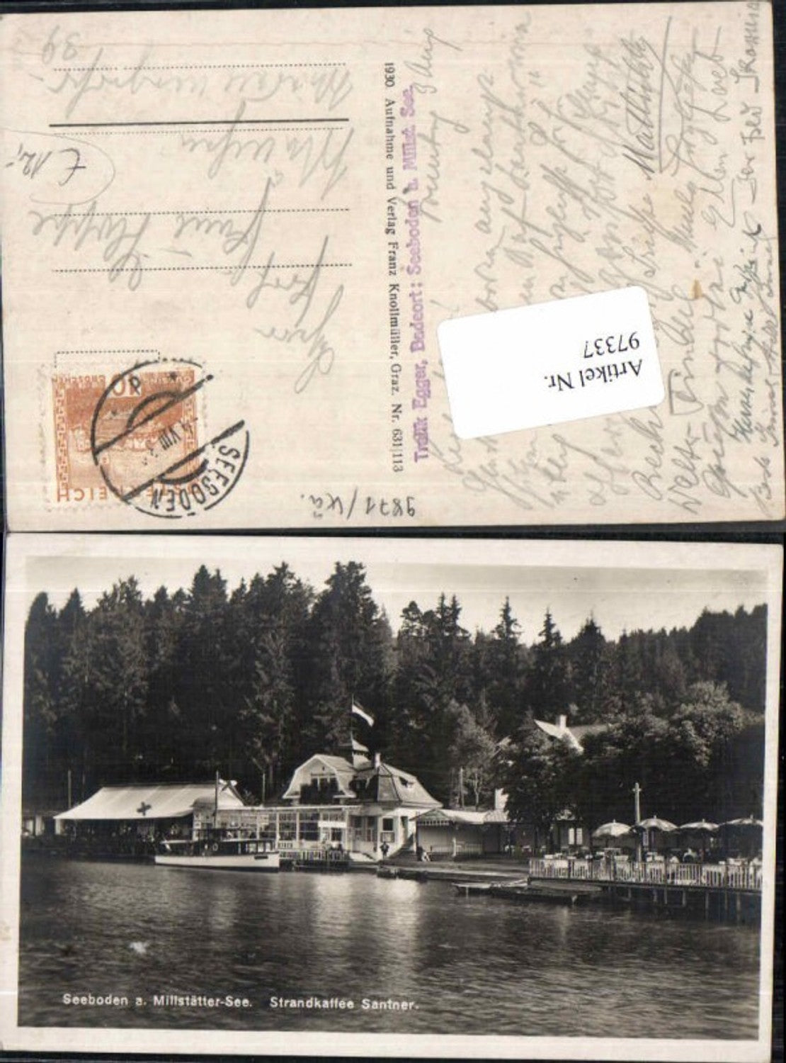 97337, Seeboden am Millstättersee Strandkaffee Santner Gasthaus