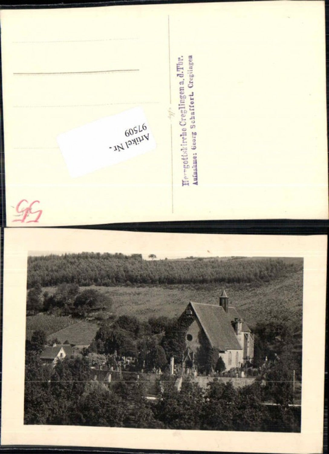 97509, Church in Creglingen ad Tauber