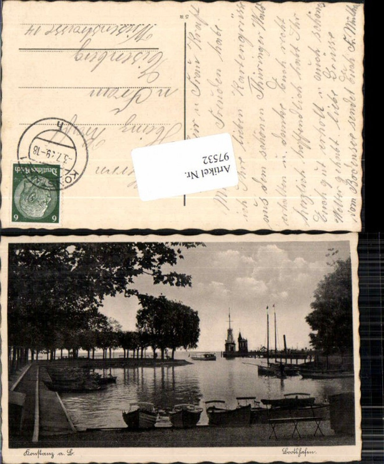 97532, Konstanz on Lake Constance, boat harbor, ships, port