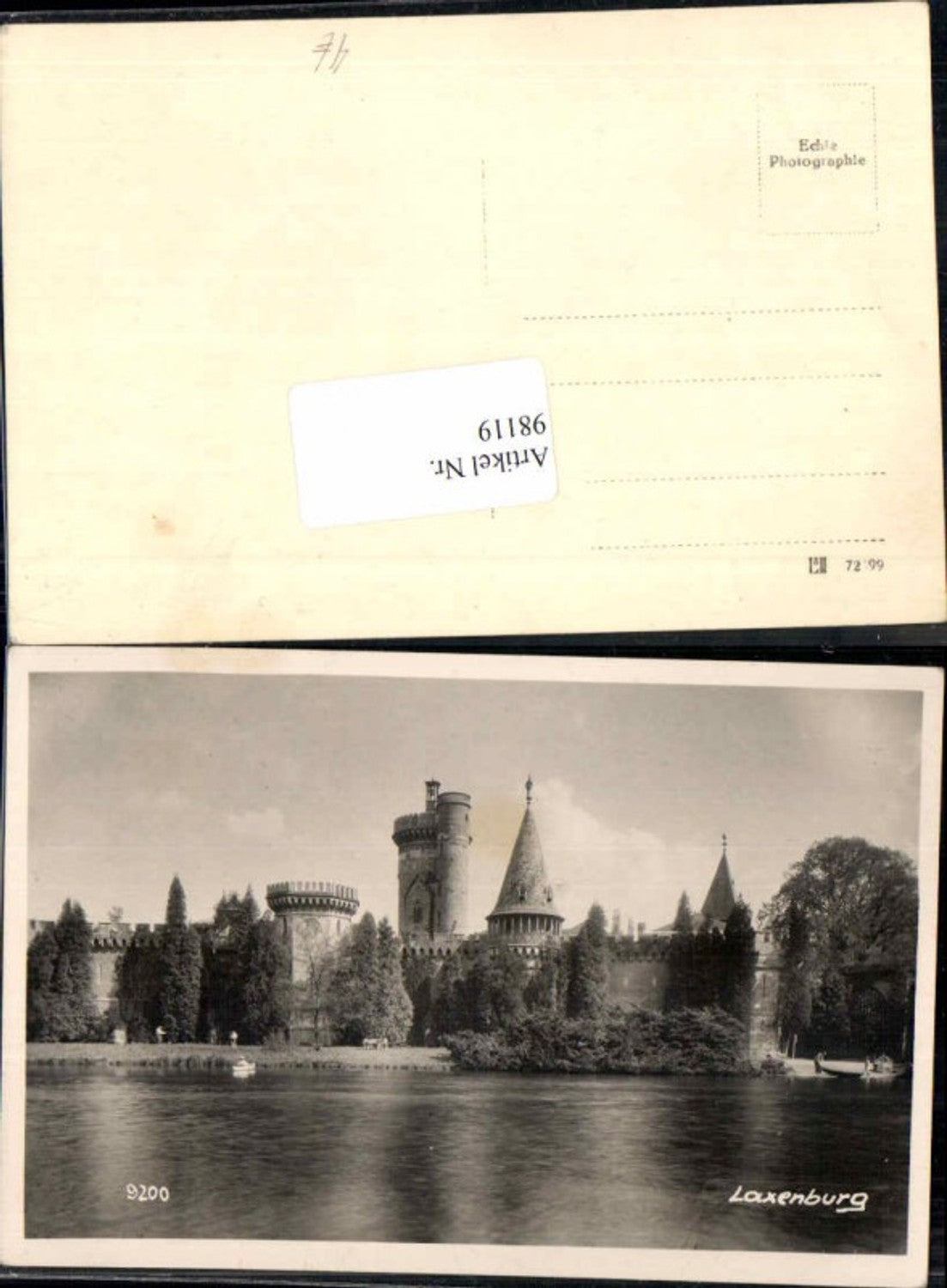 98119,Laxenburg Franzensburg bei Wien Fotokarte