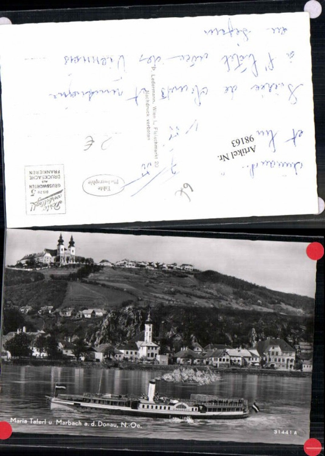 98163, Maria Taferl Marbach on the Danube, steamer Habsburg