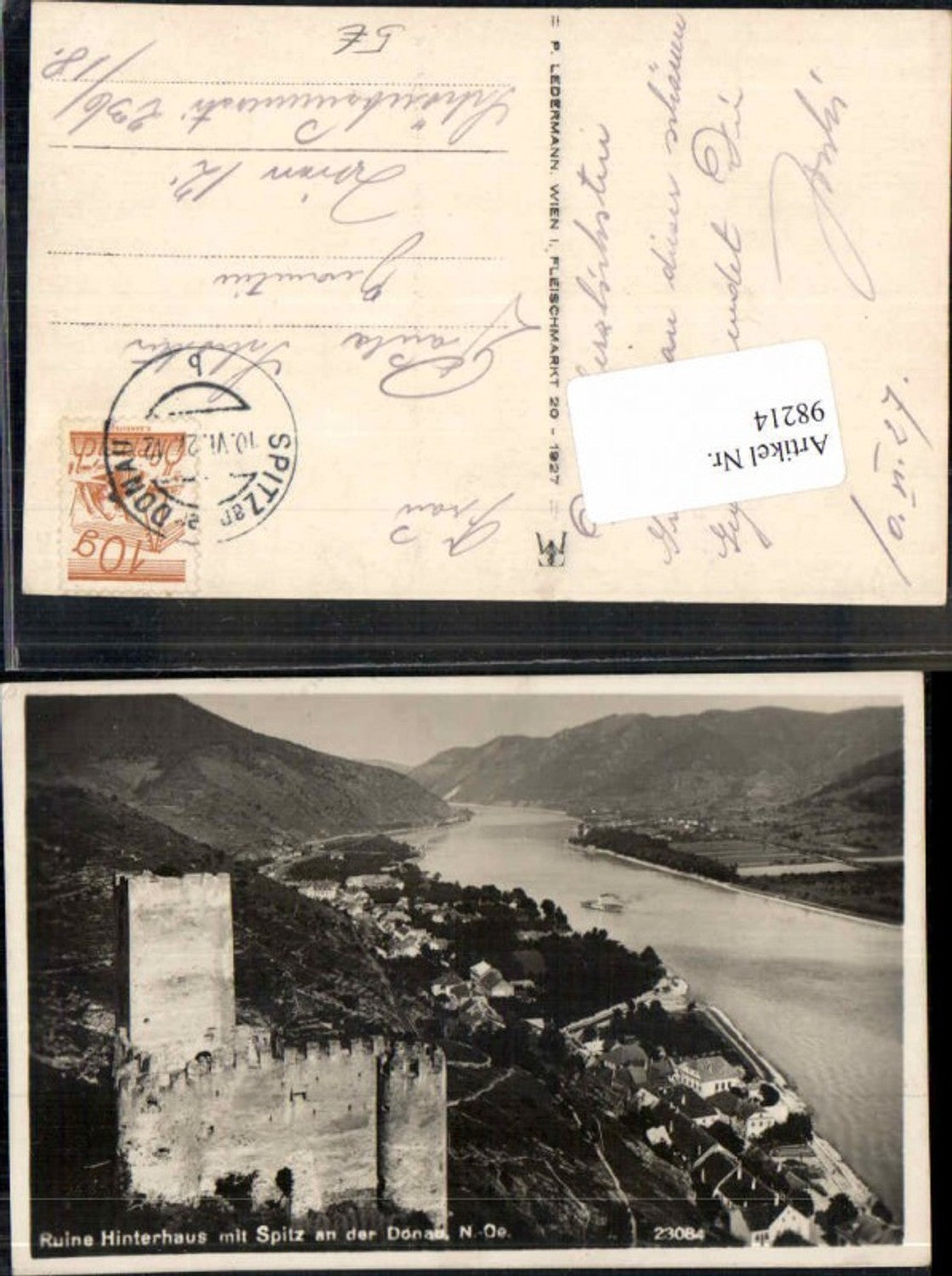 98214,Ruine Hinterhaus bei Spitz a.d. Donau