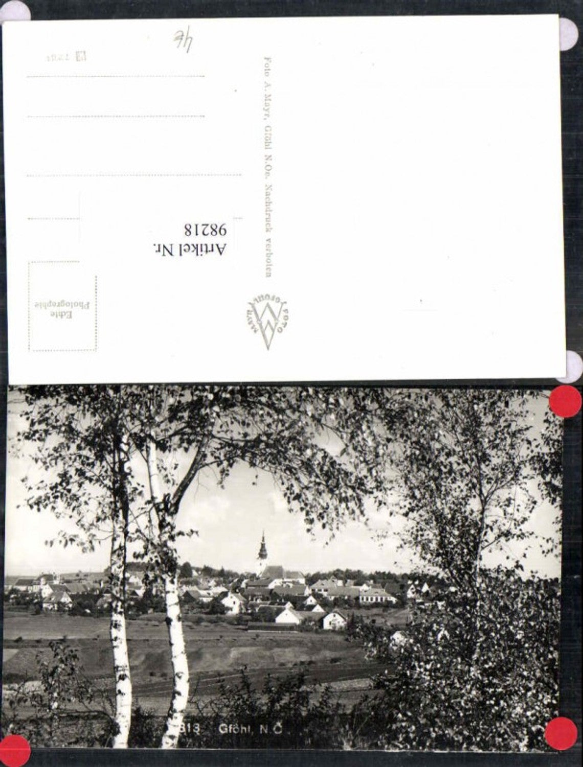 98218,Gföhl Ortsansicht