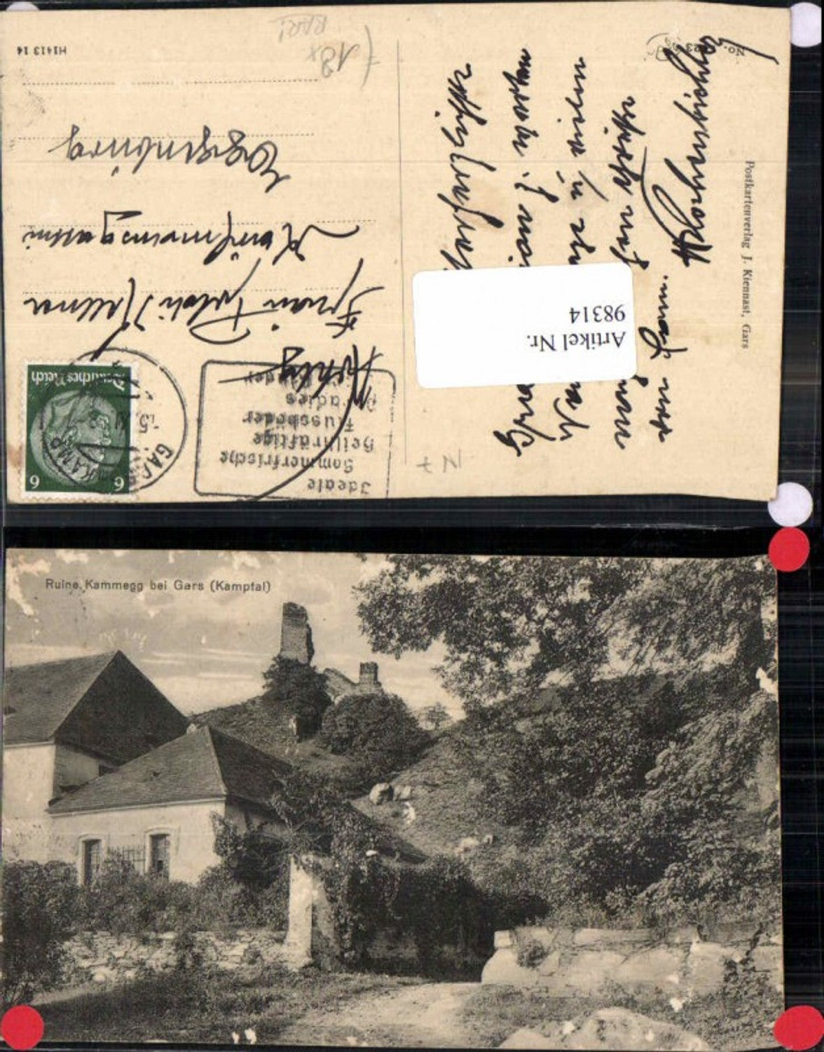 98314,Ruine Kammegg b. Gars am Kamp Kamegg