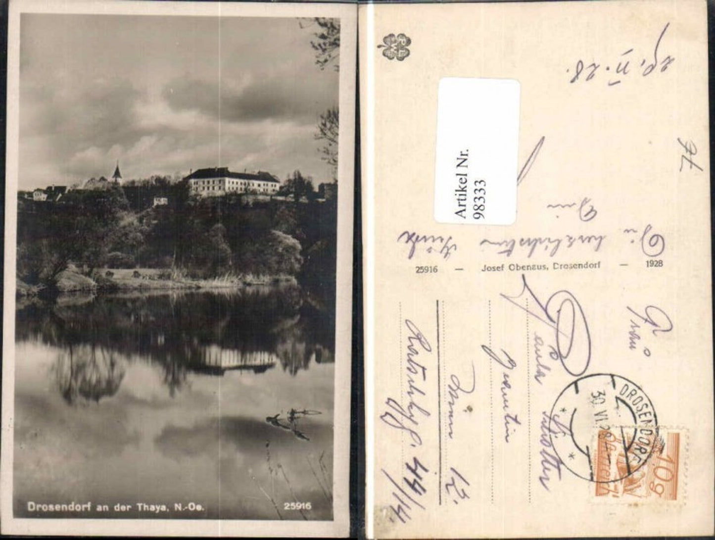 98333,Drosendorf a.d. Thaya 1928