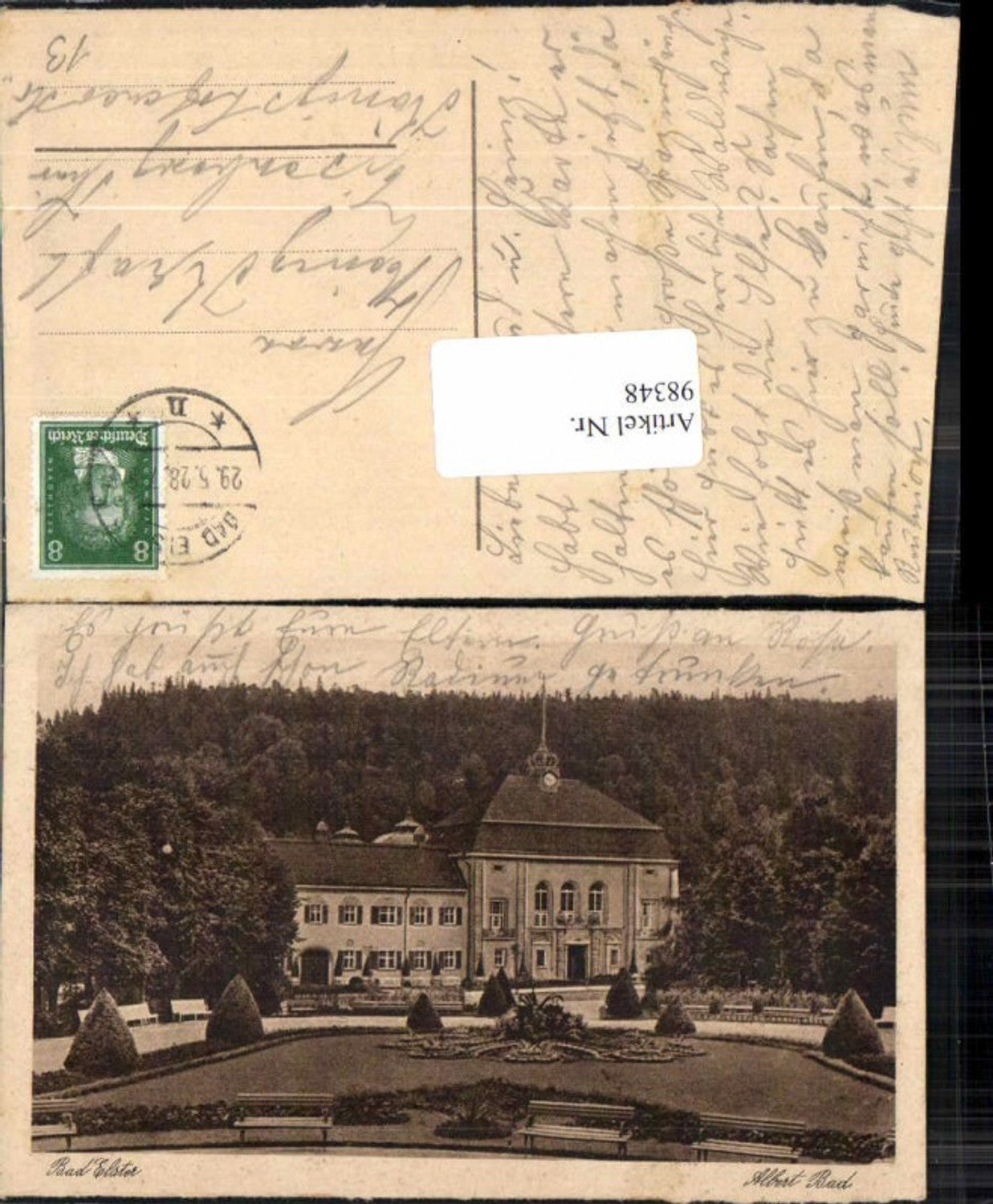 98348, Bad Elster Albert Bad 1920