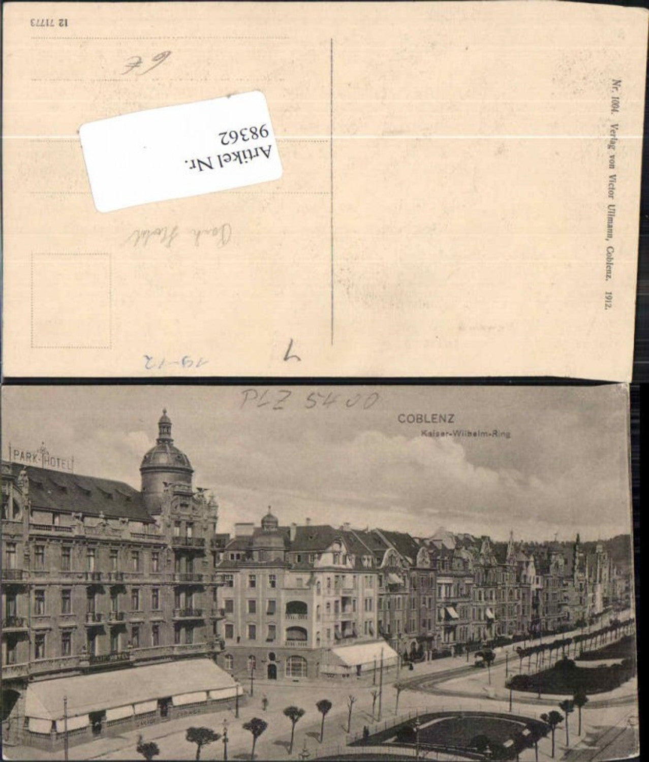 98362,Coblenz Koblenz Park Hotel 1912