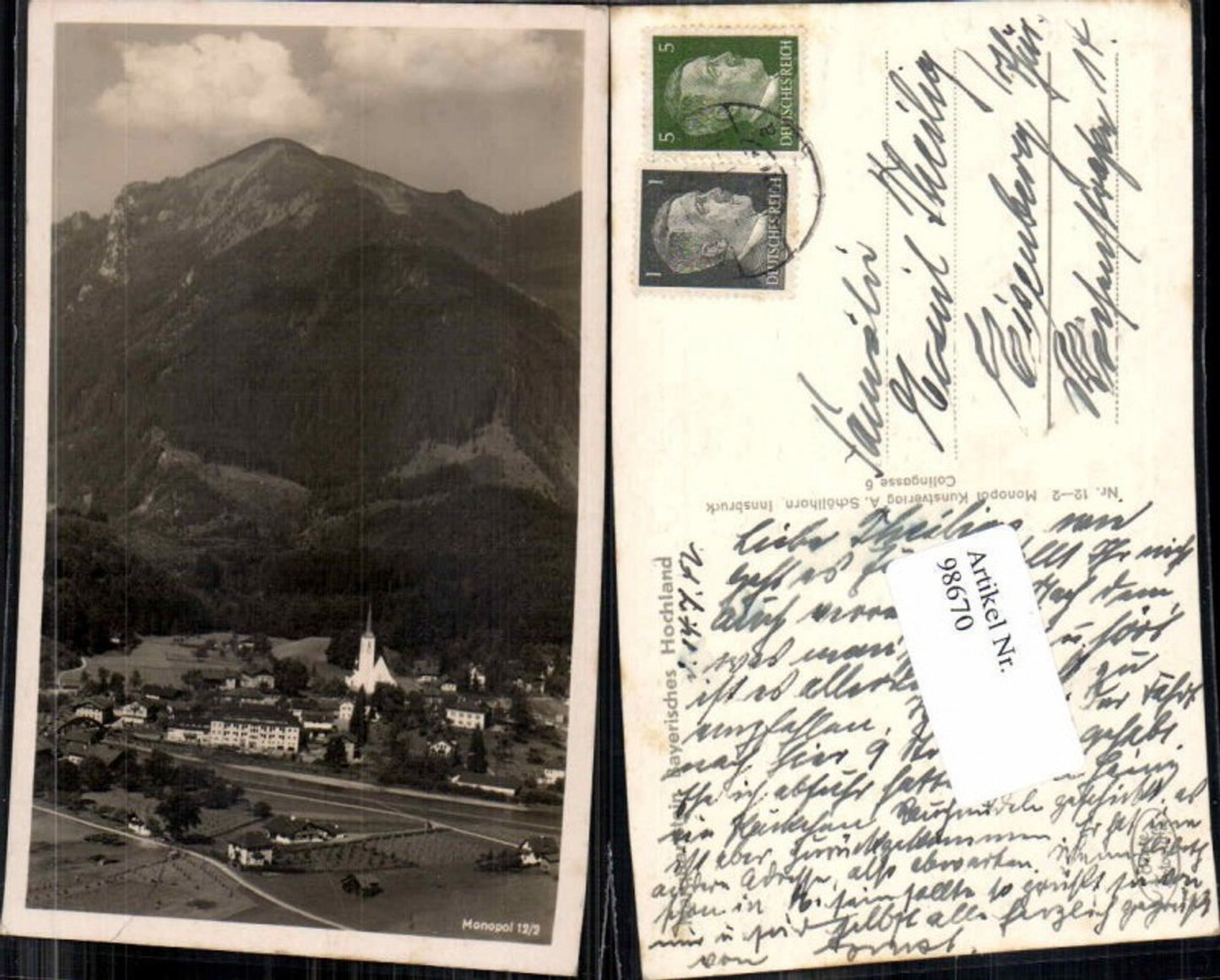 98670,Marquartstein Ortsansicht 1930 TRaunstein