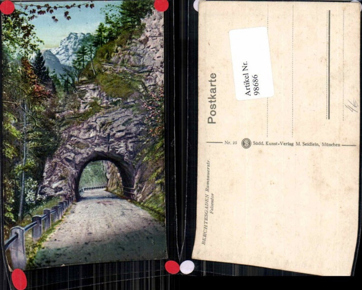 98686,Berchtesgaden Ramsauerstrasse Felsentor