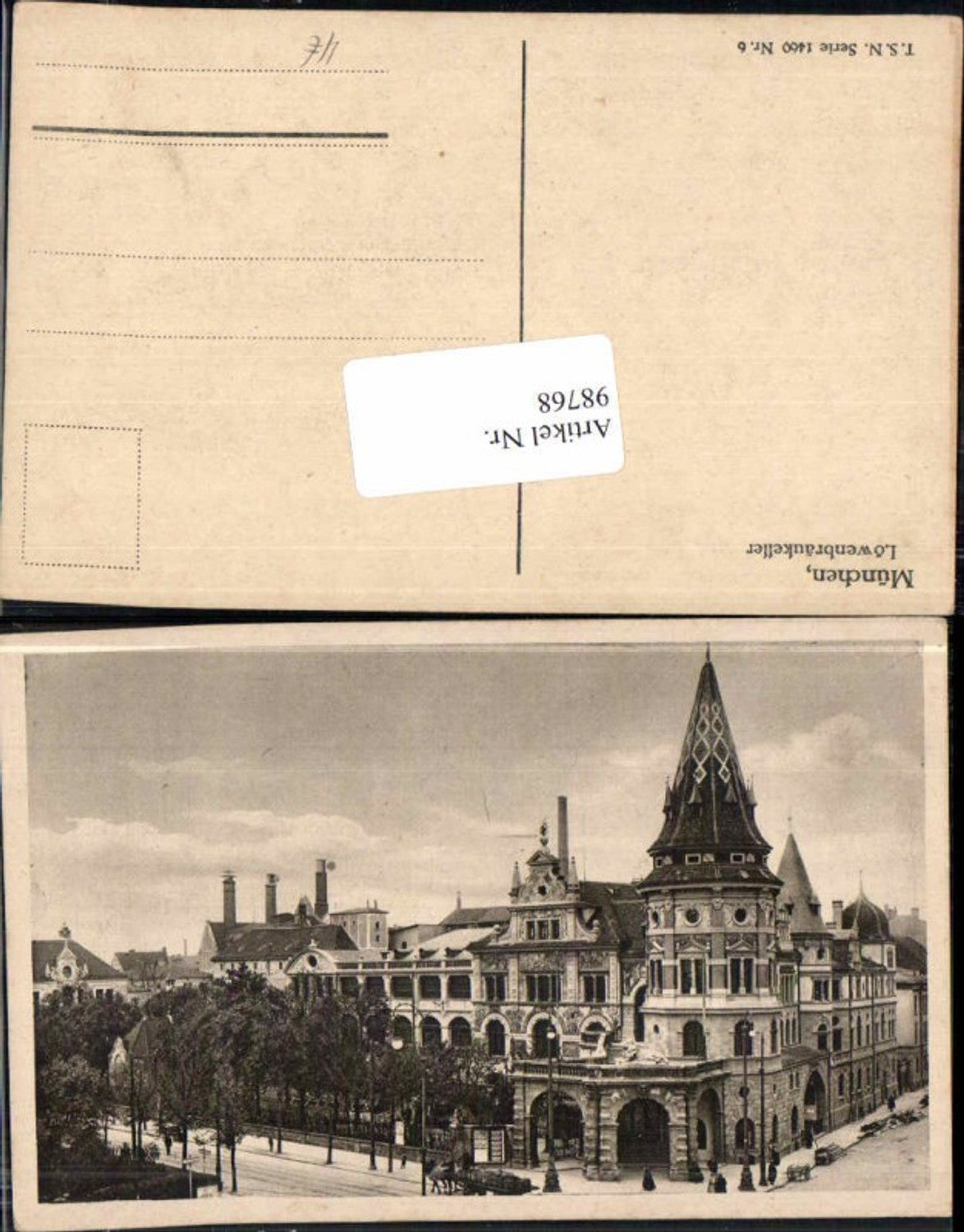 98768,München Löwenbräukeller Theo Stroefer 1460-6