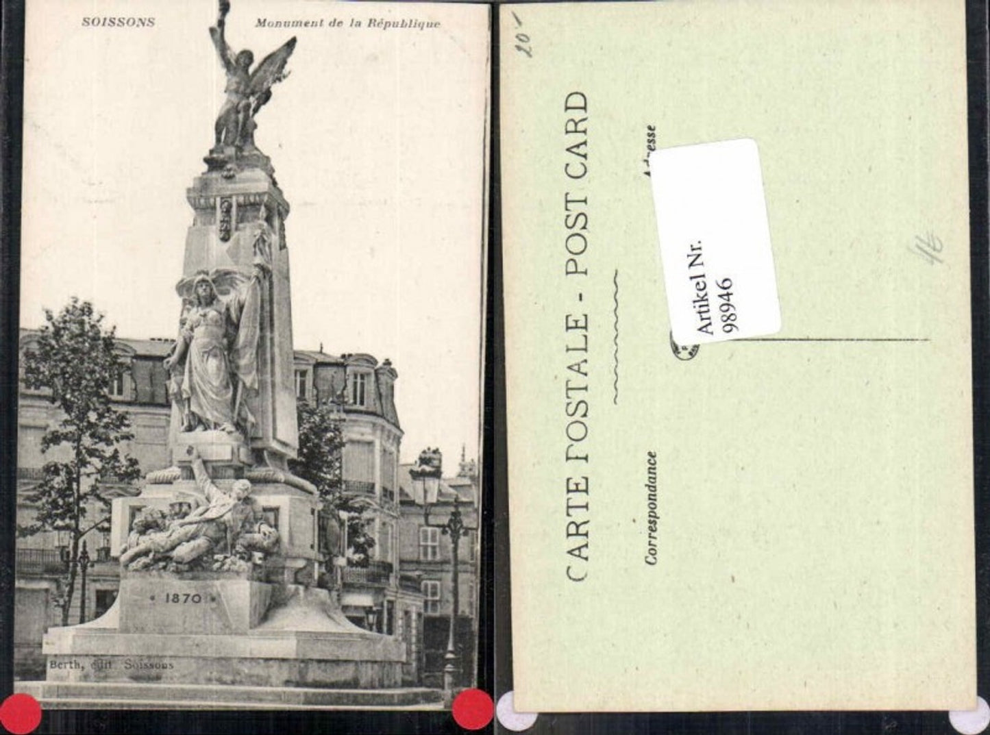 98946,Soissons Monument de Republique