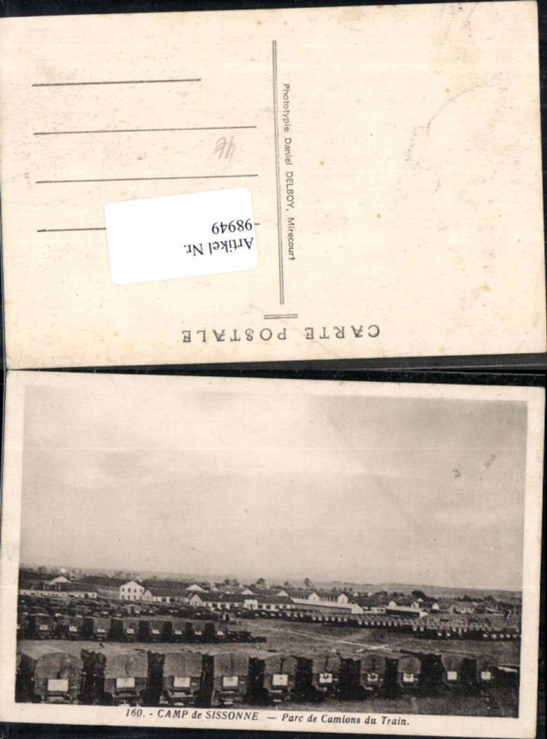 98949,Camp de Sissonne Parc de Camions du train