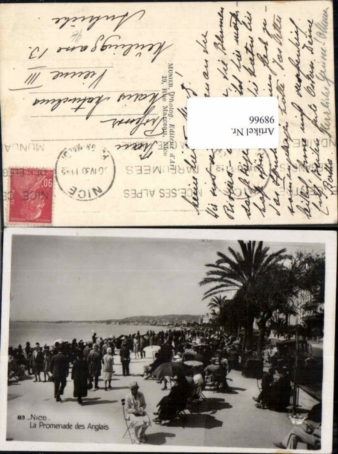 98966,Nice La Promenade des anglais