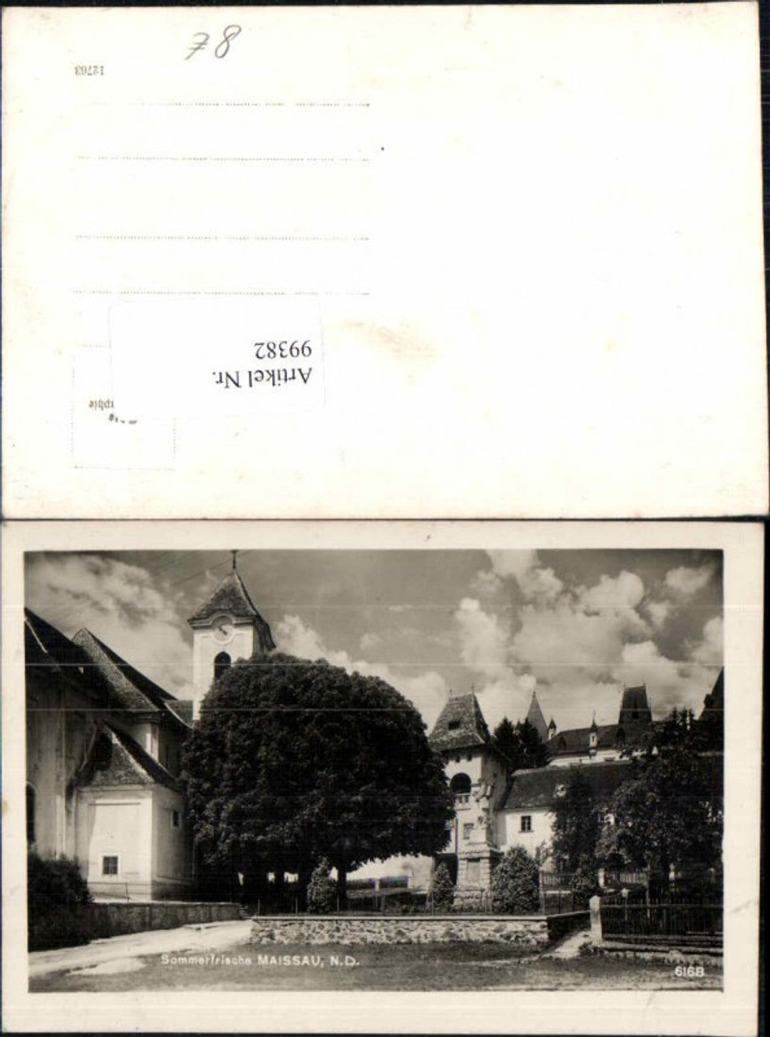 99382,Maissau Niederdonau Markt