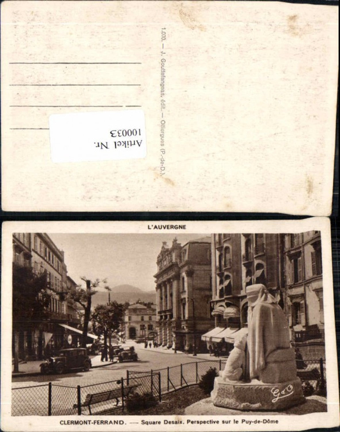 100033,Clermont Ferrand Square Desaix