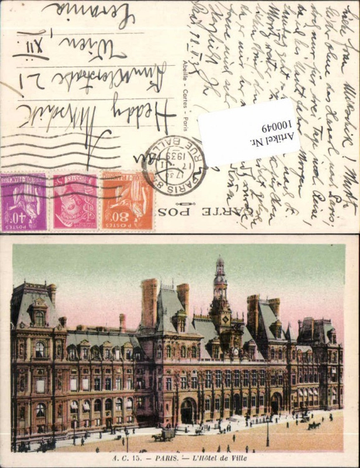 100049,Paris Hotel de Ville