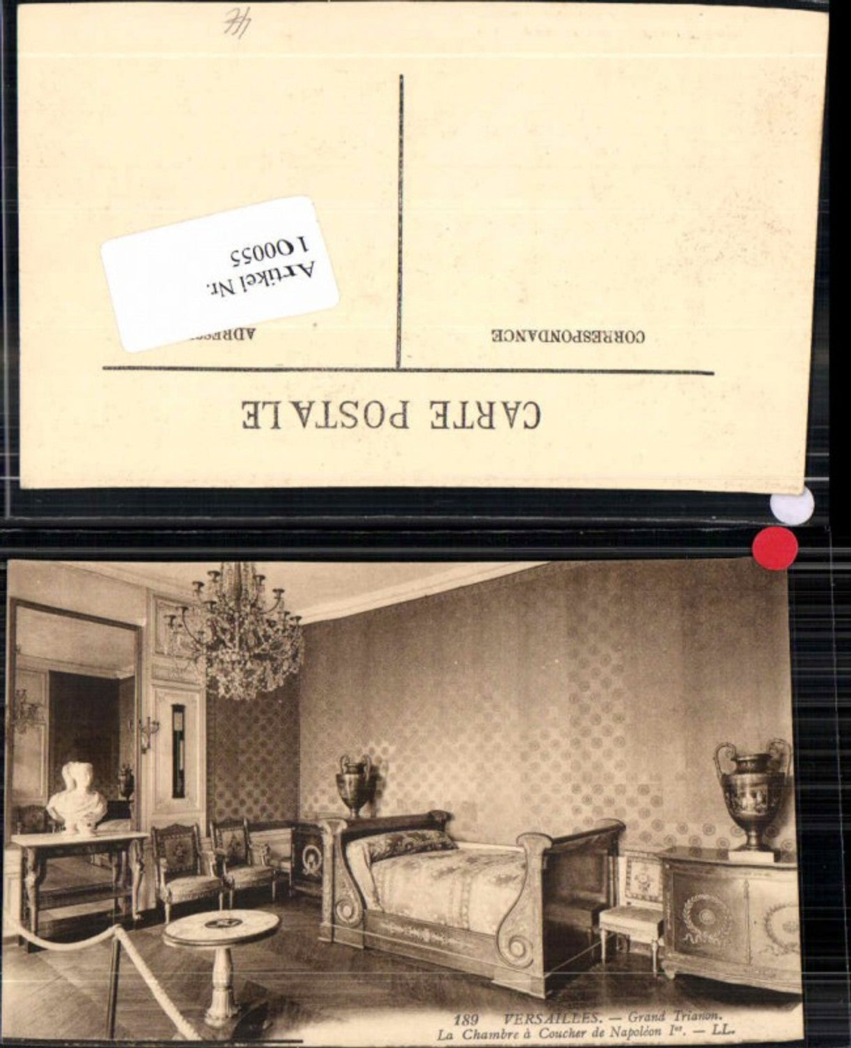 100055,Versailles Grand Trianon Napoleon Chambre pub LL 189